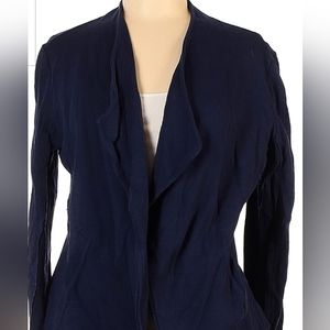 NWT Caslon Navy Linen Blazer